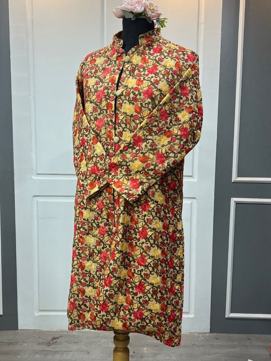 Royal Coat Collection | Chinar work